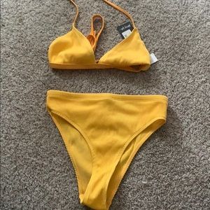 NASTY GAL - Sea It Through Ribbed Bikini Set